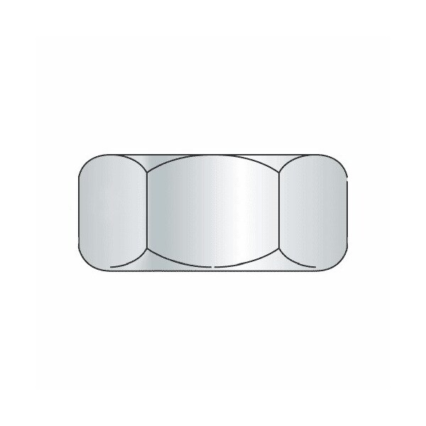 Newport Fasteners Hex Nut, 5/16"-18, Steel, Grade 2, Zinc Plated, 17/64 in Ht, 100 PK 150775-PR-100 - main